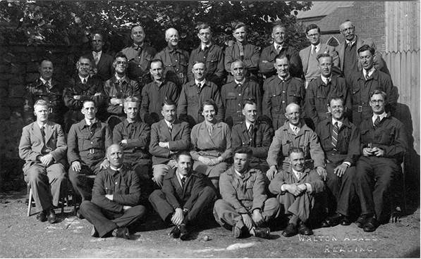 An ARP team in Steventon during the Second World War