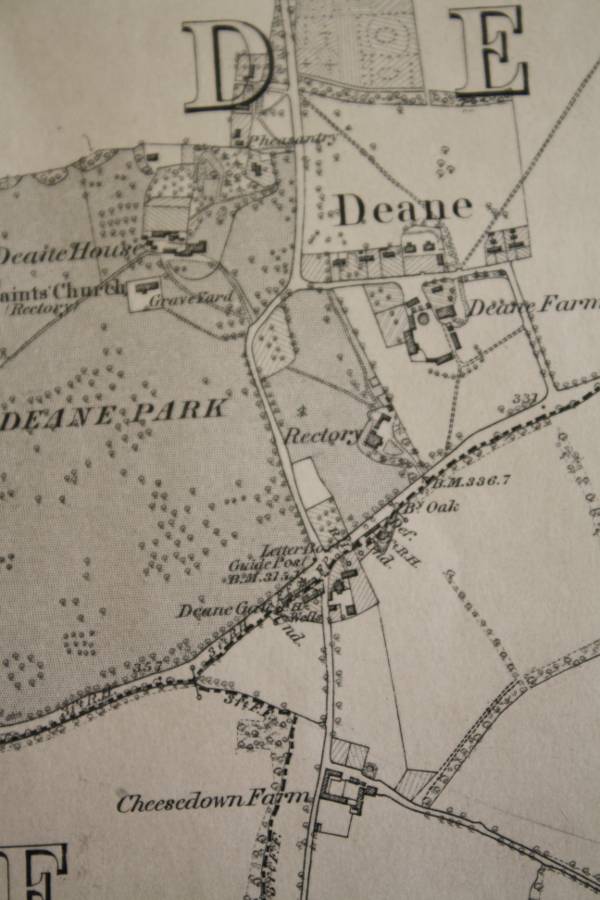 Map of Deane, 1872